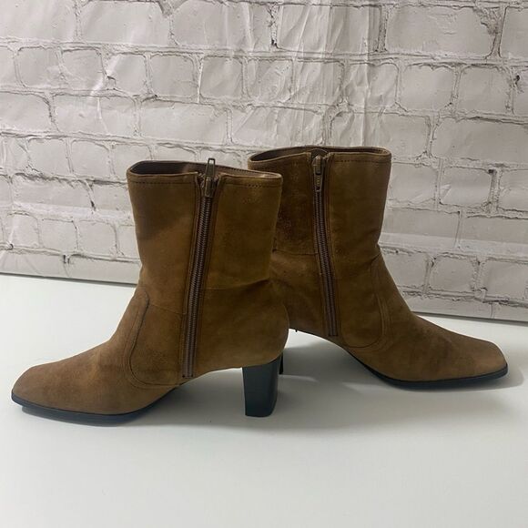 Tan Suede Boots - Picture 9 of 11